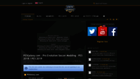 What Pesgalaxy.com website looked like in 2019 (5 years ago)