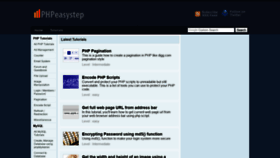 What Phpeasystep.com website looked like in 2019 (5 years ago)