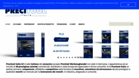 What Precitool.it website looked like in 2019 (5 years ago)
