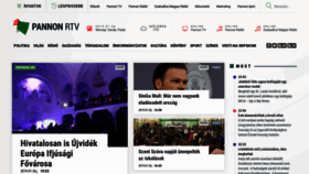 What Pannonrtv.com website looked like in 2019 (5 years ago)