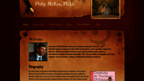What Philmcrae.com website looked like in 2019 (5 years ago)
