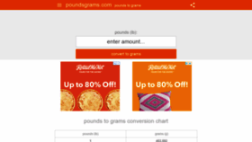 What Poundsgrams.com website looked like in 2019 (6 years ago)