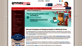 What Packagingsupplies.com website looked like in 2019 (5 years ago)