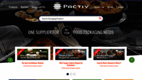 What Pactiv.com website looked like in 2019 (5 years ago)