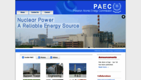 What Paec.gov.pk website looked like in 2019 (5 years ago)