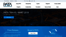 What Pata.org website looked like in 2019 (5 years ago)