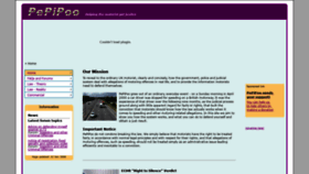 What Pepipoo.com website looked like in 2019 (5 years ago)