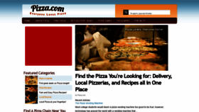 What Pizza.com website looked like in 2019 (5 years ago)