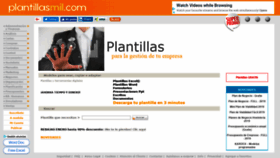 What Plantillasmil.com website looked like in 2019 (5 years ago)