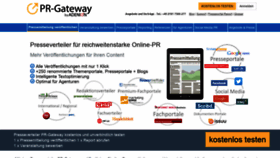 What Pr-gateway.de website looked like in 2019 (7 years ago)