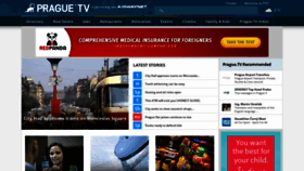 What Prague.tv website looked like in 2019 (5 years ago)