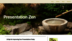 What Presentationzen.com website looked like in 2019 (5 years ago)