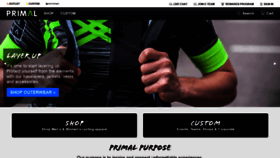 What Primalwear.com website looked like in 2019 (5 years ago)