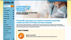What Privatemdlabs.com website looked like in 2019 (5 years ago)