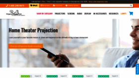 What Projectorpeople.com website looked like in 2019 (5 years ago)