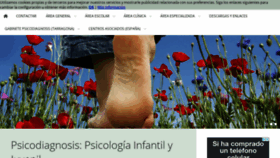 What Psicodiagnosis.es website looked like in 2019 (5 years ago)