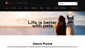 What Purina.com.au website looked like in 2019 (5 years ago)