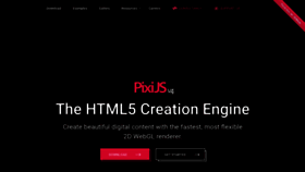 What Pixijs.download website looked like in 2019 (5 years ago)