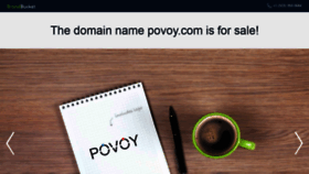 What Povoy.com website looked like in 2019 (5 years ago)