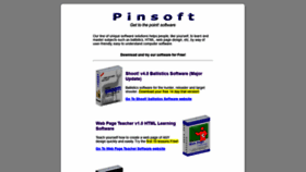 What Pinsoft.com.au website looked like in 2019 (5 years ago)