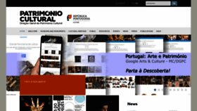 What Patrimoniocultural.gov.pt website looked like in 2019 (5 years ago)