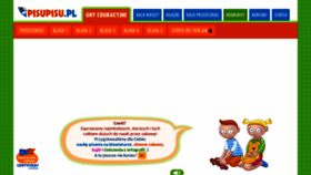 What Pisupisu.pl website looked like in 2019 (5 years ago)