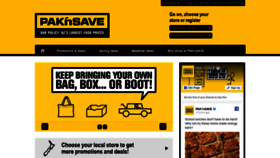 What Paknsave.co.nz website looked like in 2019 (5 years ago)