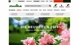 What Pflanzmich.de website looked like in 2019 (5 years ago)