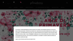 What Primadonnacollection.com website looked like in 2019 (5 years ago)