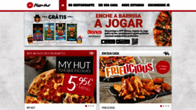What Pizzahut.pt website looked like in 2019 (5 years ago)