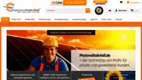 What Photovoltaik4all.de website looked like in 2019 (5 years ago)