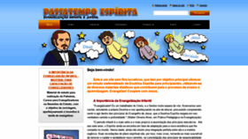 What Passatempoespirita.com.br website looked like in 2019 (5 years ago)