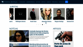 What Portaljustica.com.br website looked like in 2019 (5 years ago)