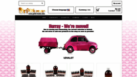What Pink-mule.com website looked like in 2019 (5 years ago)
