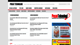 What Pusatteknologi.com website looked like in 2019 (5 years ago)