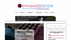 What Presupuestofamiliar.com.ar website looked like in 2019 (5 years ago)