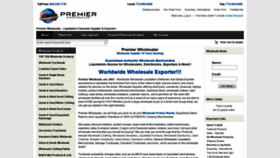 What Premierwholesaler.com website looked like in 2019 (5 years ago)