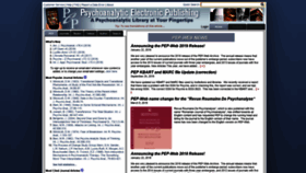 What Pep-web.org website looked like in 2019 (6 years ago)