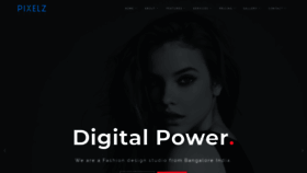 What Pixelzstudio.com website looked like in 2019 (5 years ago)