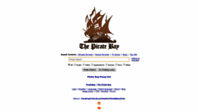What Piratebay1.info website looked like in 2019 (5 years ago)