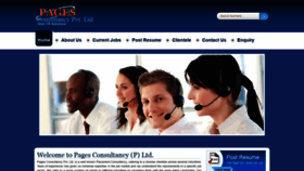 What Pagesconsultancy.in website looked like in 2019 (5 years ago)