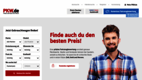 What Pkw.de website looked like in 2019 (5 years ago)