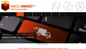 What Parcelperfect.com website looked like in 2019 (5 years ago)