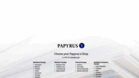 What Papyrus.com website looked like in 2019 (5 years ago)