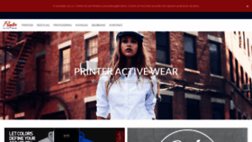 What Printeractivewear.com website looked like in 2019 (5 years ago)