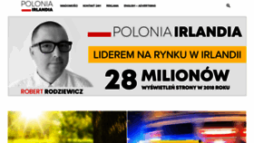 What Poloniairlandia.pl website looked like in 2019 (5 years ago)