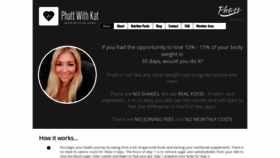 What Phattwithkat.com website looked like in 2019 (5 years ago)