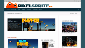 What Pixelsprite.fr website looked like in 2019 (5 years ago)