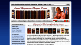 What Prabhupada-books.de website looked like in 2019 (5 years ago)