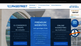 What Pagestreet.de website looked like in 2019 (5 years ago)